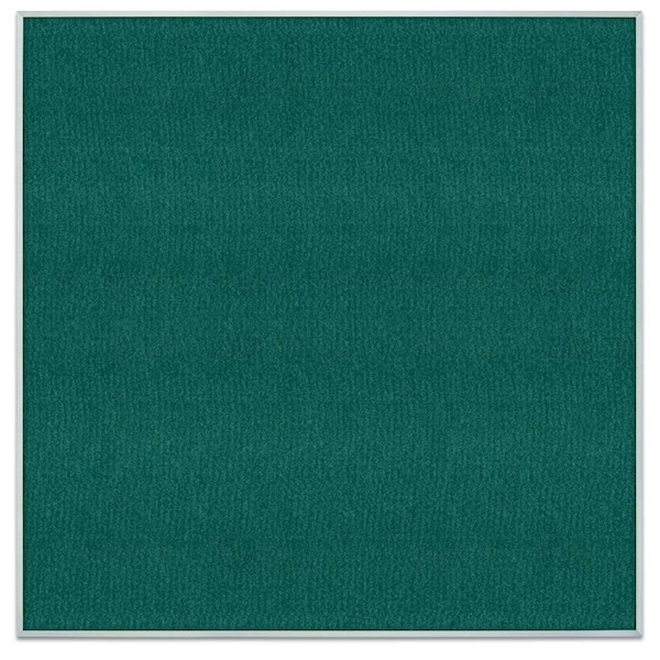 Corkboard, Fabric, Blk, 1 Door, 36 x 36"